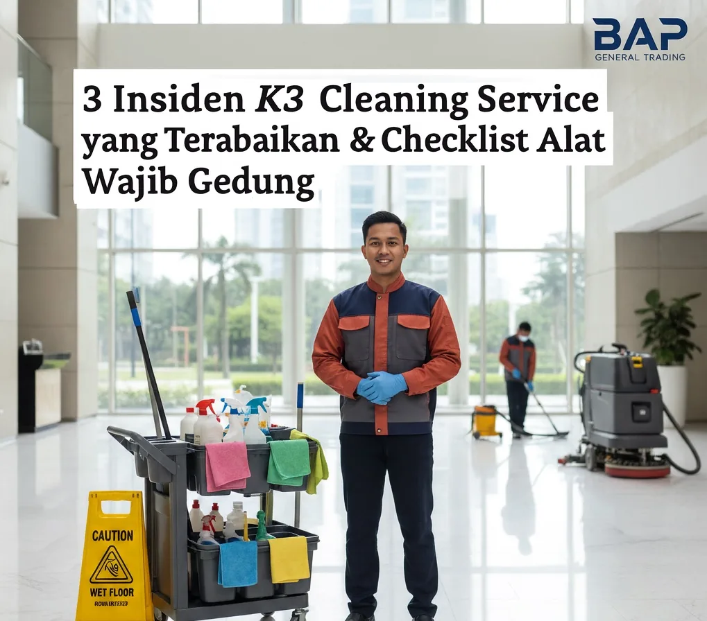 3 Insiden K3 Cleaning Service yang Terabaikan & Checklist Alat Wajib Gedung