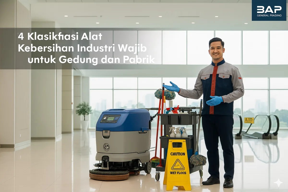 4 Klasifikasi Alat Kebersihan Industri Wajib untuk Gedung dan Pabrik