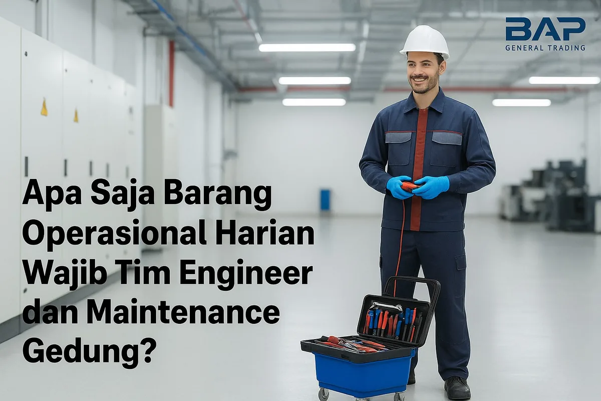 Apa Saja Barang Operasional Harian Wajib Tim Engineer dan Maintenance Gedung?