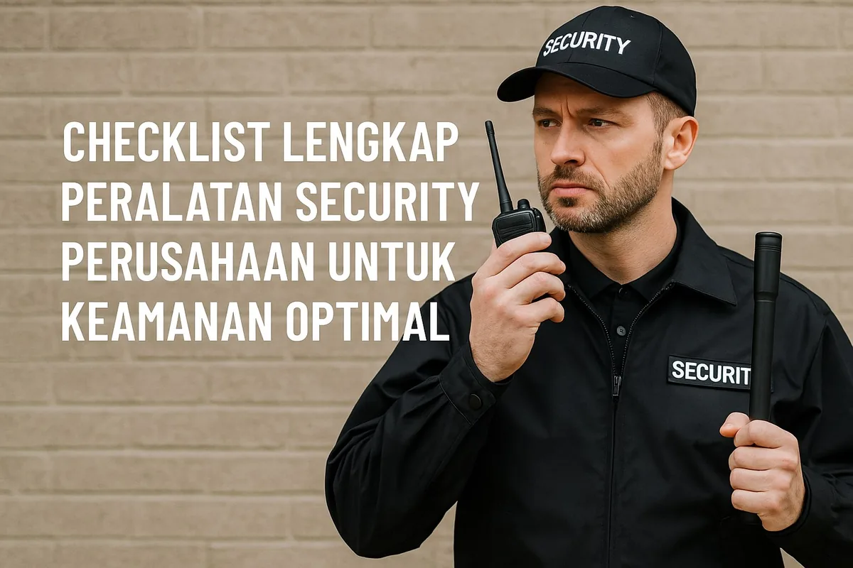 Checklist Lengkap Peralatan Security Perusahaan untuk Keamanan Optimal