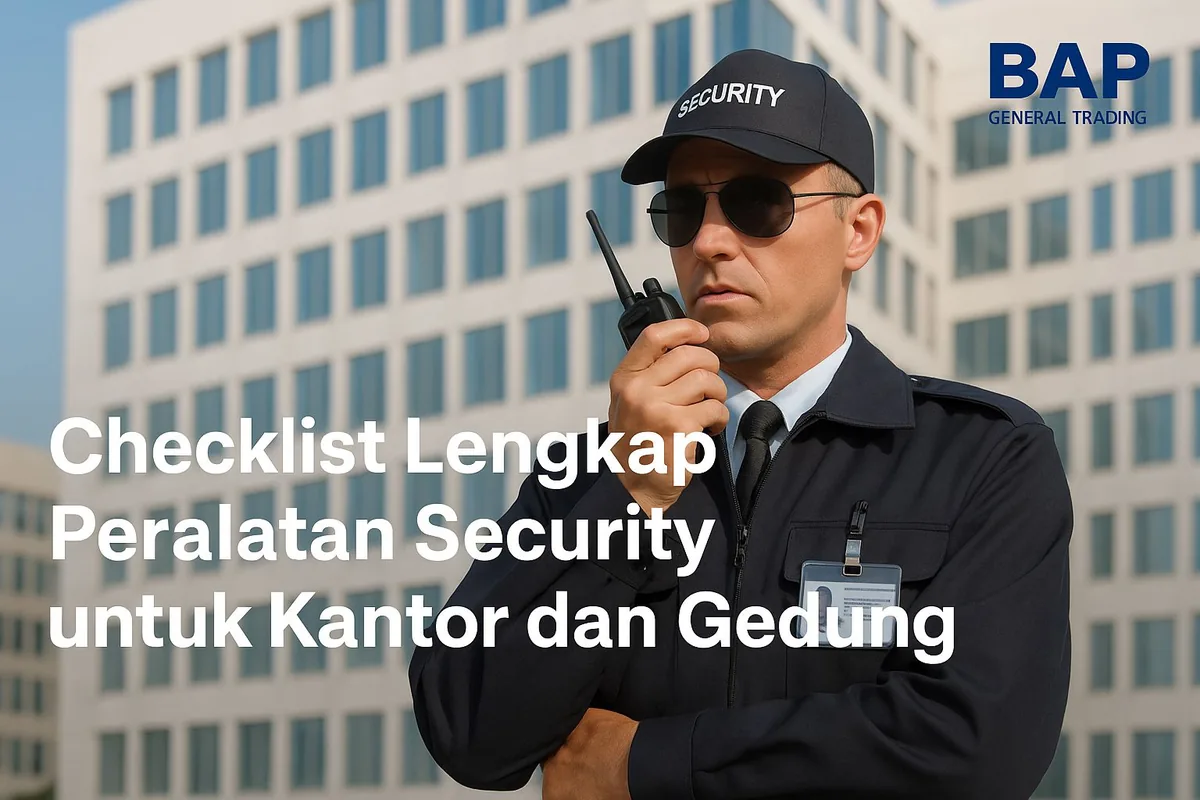 Checklist Lengkap Peralatan Security untuk Kantor dan Gedung