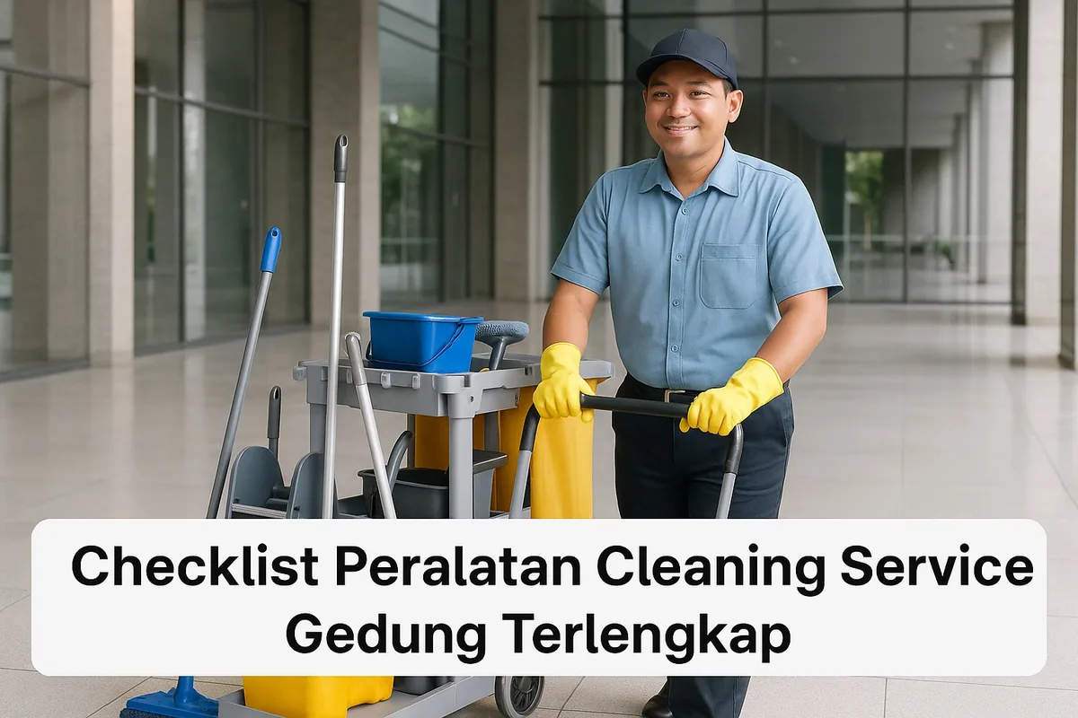 Checklist Peralatan Cleaning Service Gedung yang Wajib Dimiliki Setiap Vendor Profesional