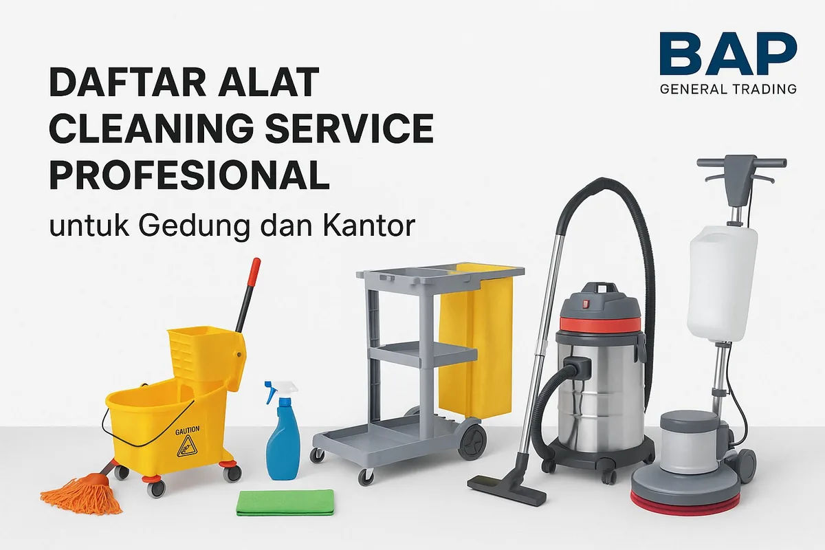 Daftar Alat Cleaning Service Profesional untuk Gedung dan Kantor