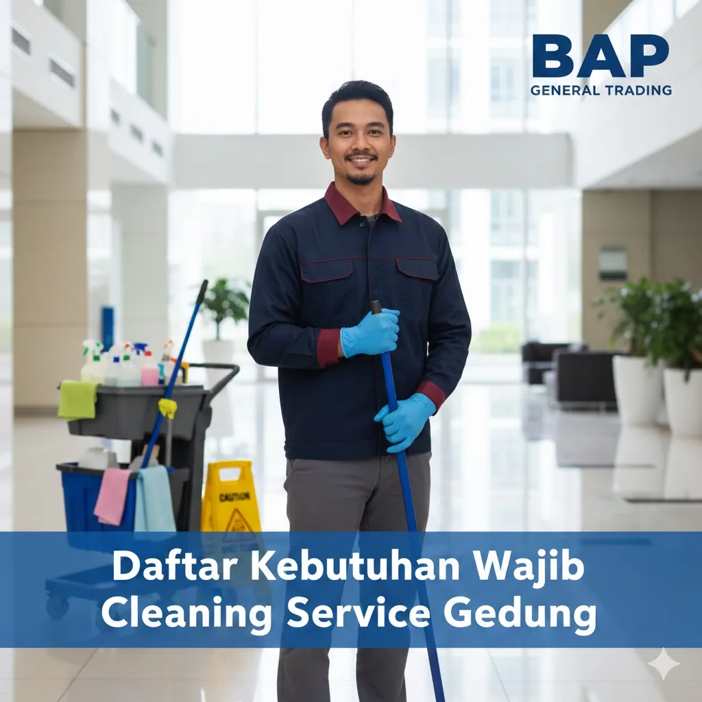 Daftar Kebutuhan Wajib Cleaning Service Gedung (Alat, Chemical, Tools)