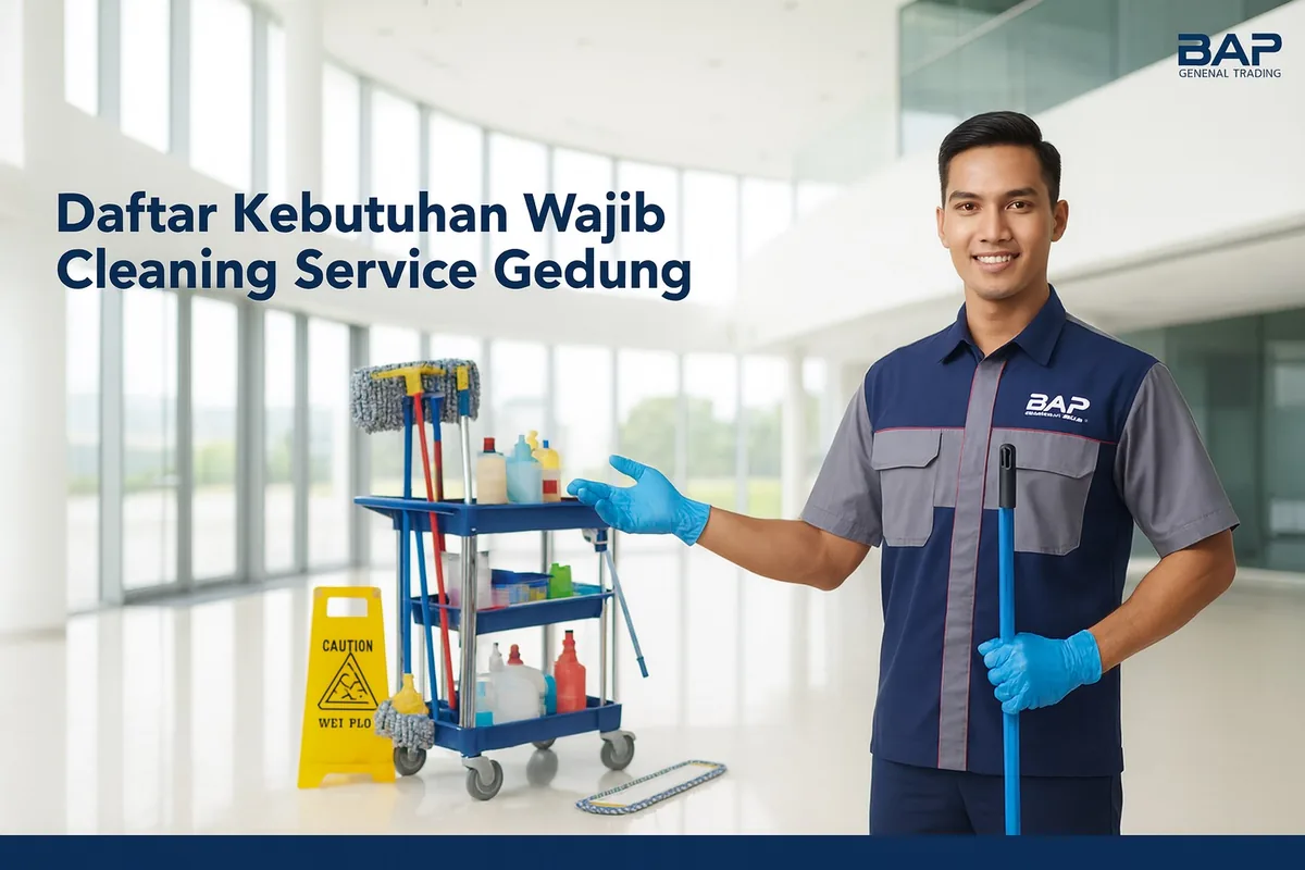 Daftar Kebutuhan Wajib Cleaning Service Gedung (Alat & Chemical)