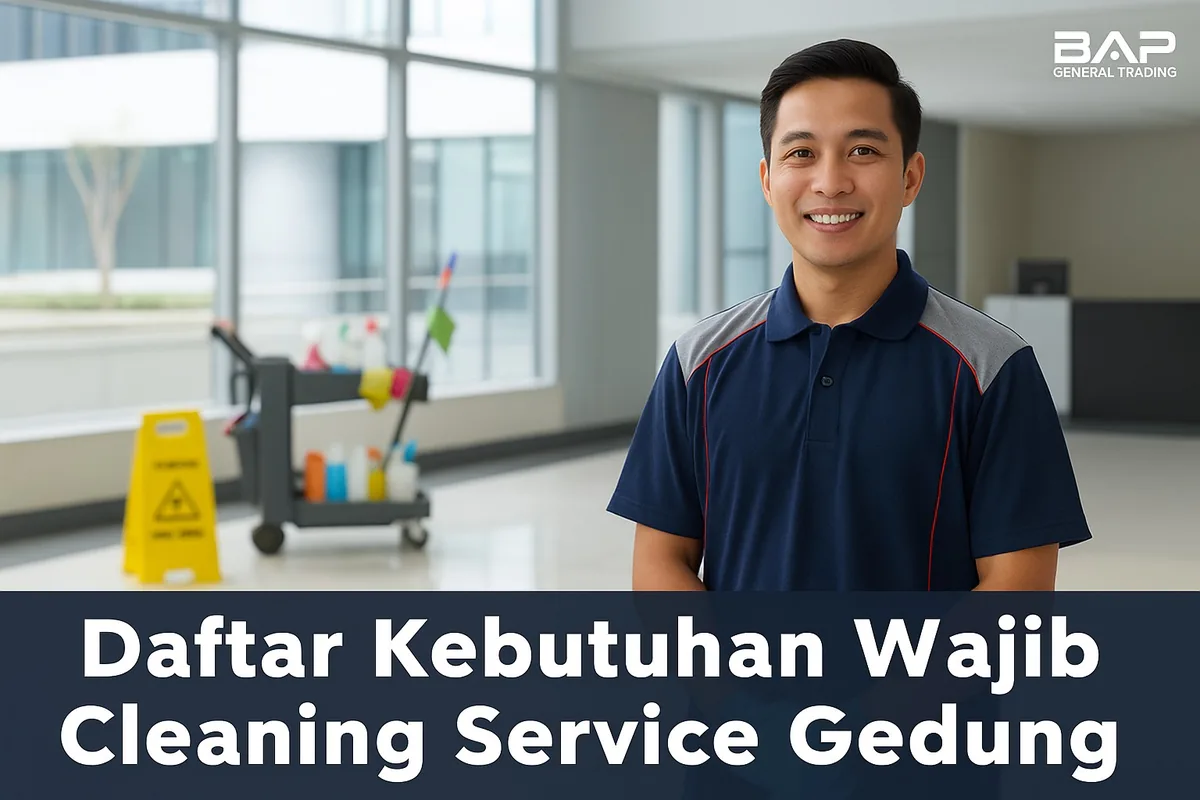 Daftar Kebutuhan Wajib Cleaning Service Gedung & Supplier B2B Profesional