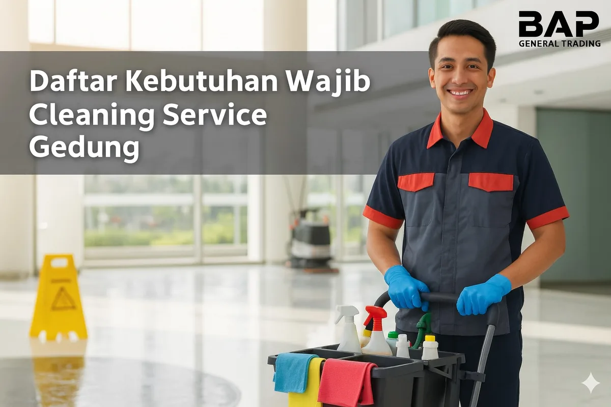Kebutuhan Wajib Cleaning Service Gedung: Daftar Alat, Chemical, & Consumables