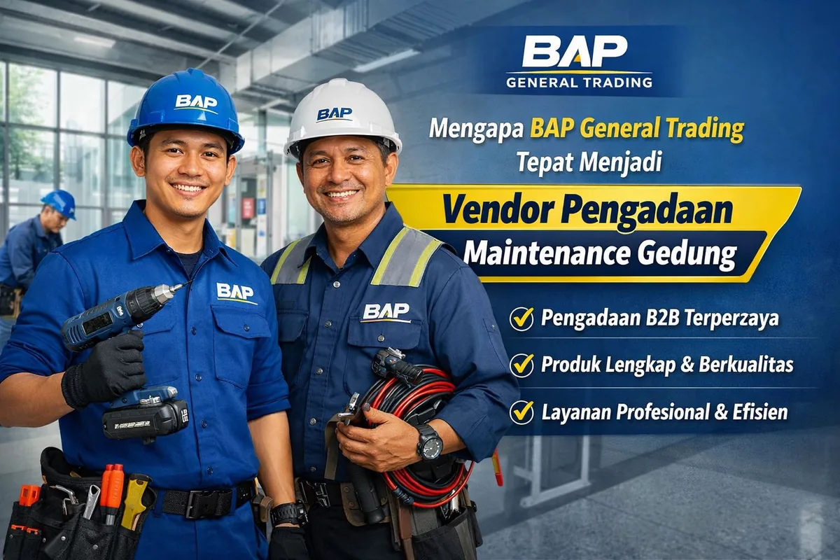 Mengapa BAP General Trading Tepat Menjadi Vendor Pengadaan Maintenance Gedung