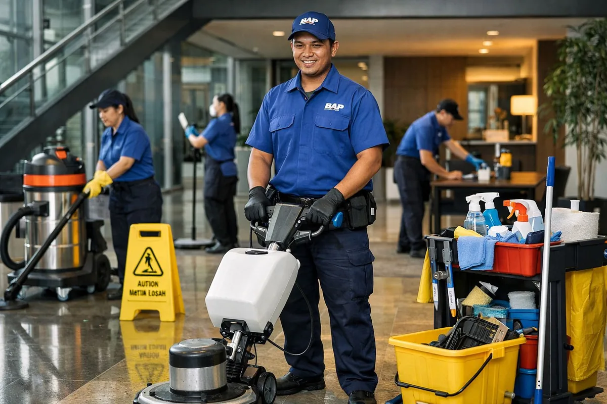 Peralatan Cleaning Service Wajib untuk Gedung Perkantoran Modern