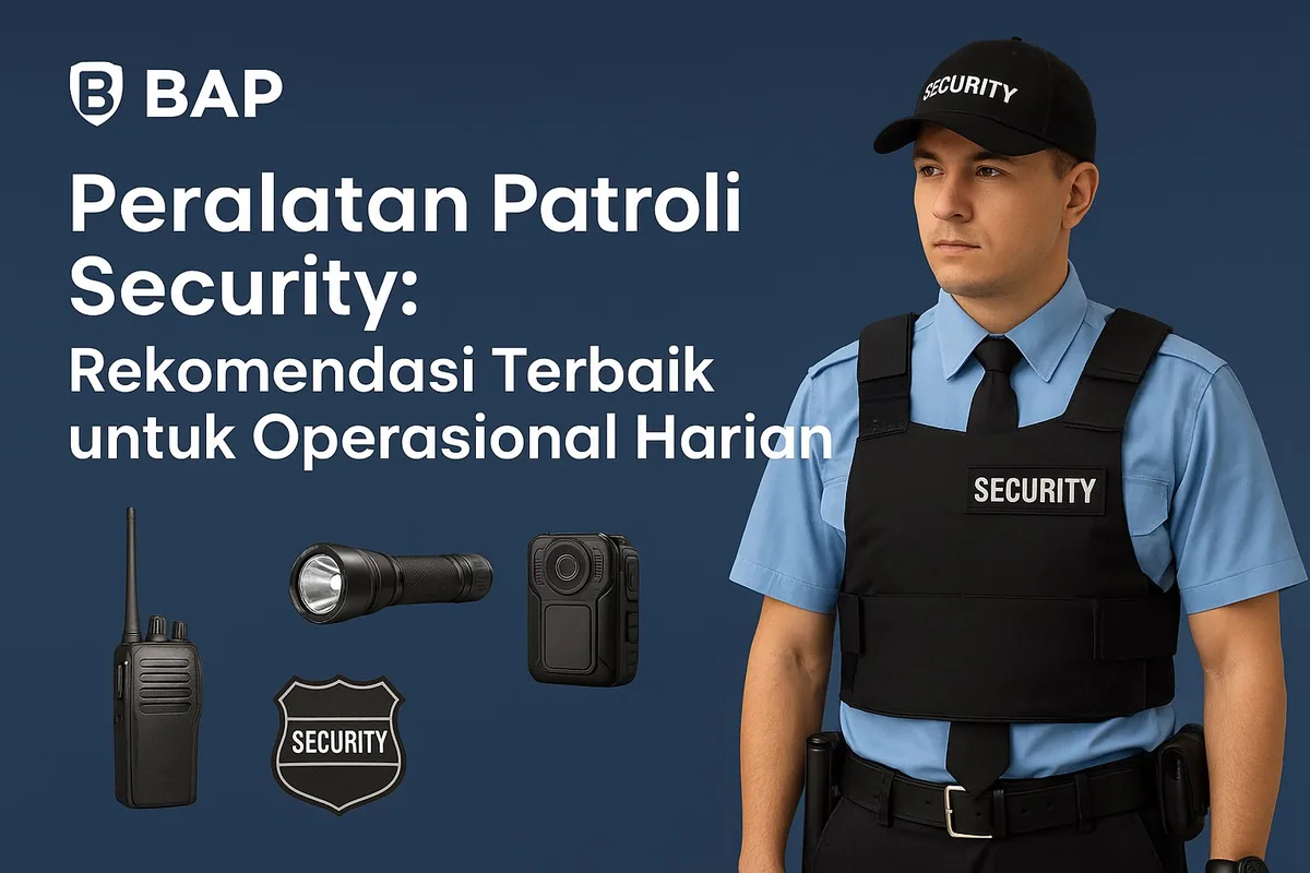 Peralatan Patroli Security: Rekomendasi Terbaik untuk Operasional Harian