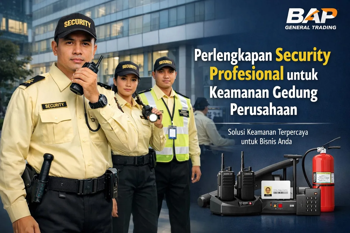 Perlengkapan Security Profesional untuk Keamanan Gedung Perusahaan