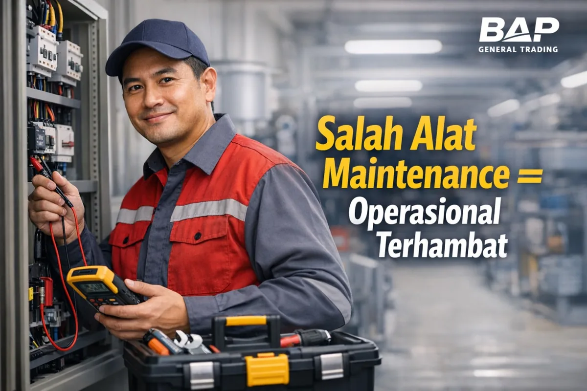 Salah Alat Maintenance = Operasional Terhambat
