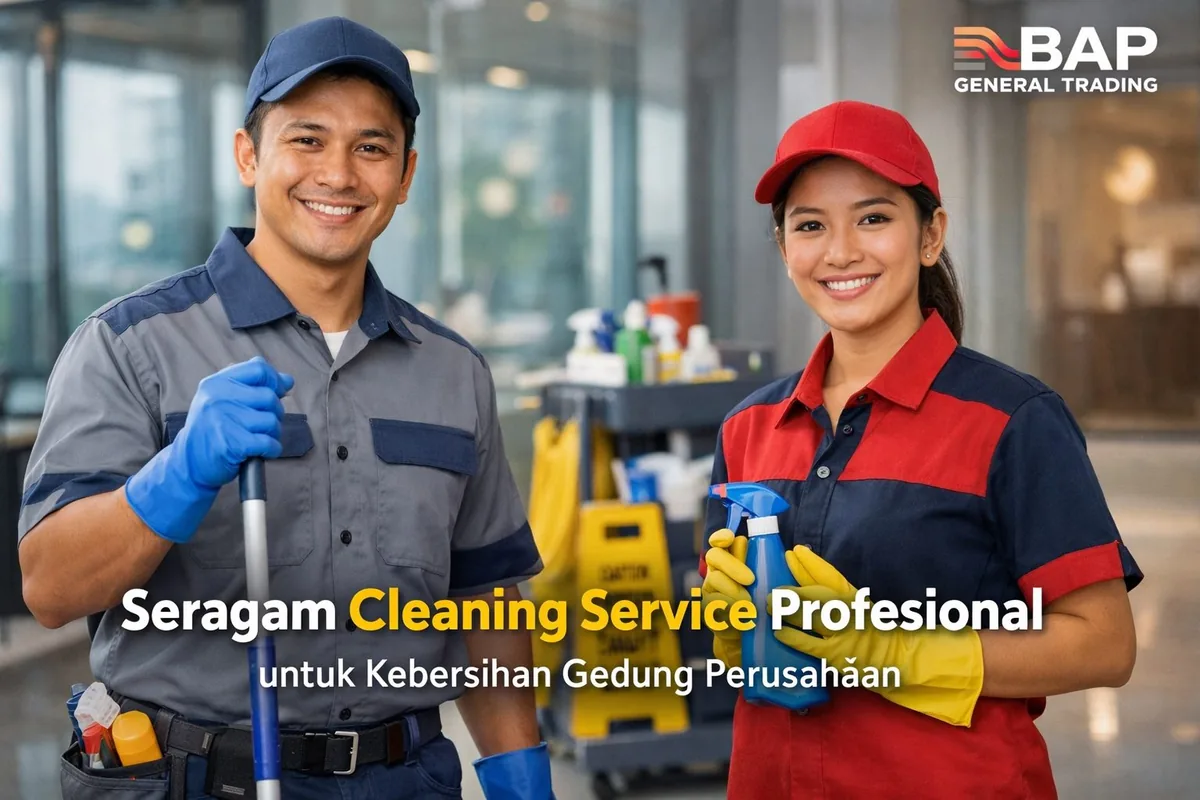 Seragam Cleaning Service Profesional untuk Kebersihan Gedung Perusahaan