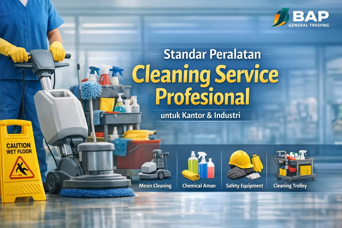 Standar Peralatan Cleaning Service Profesional untuk Kantor & Industri