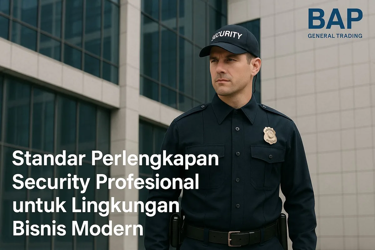 Standar Perlengkapan Security Profesional untuk Lingkungan Bisnis Modern