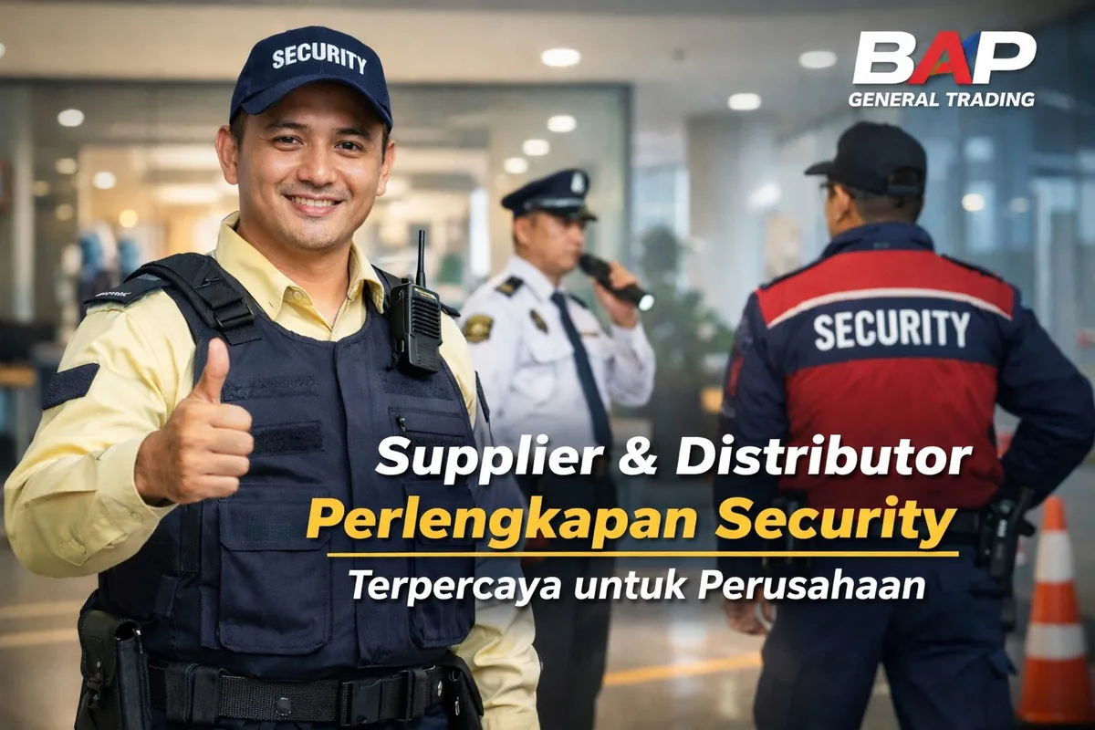 Supplier & Distributor Perlengkapan Security Terpercaya untuk Perusahaan