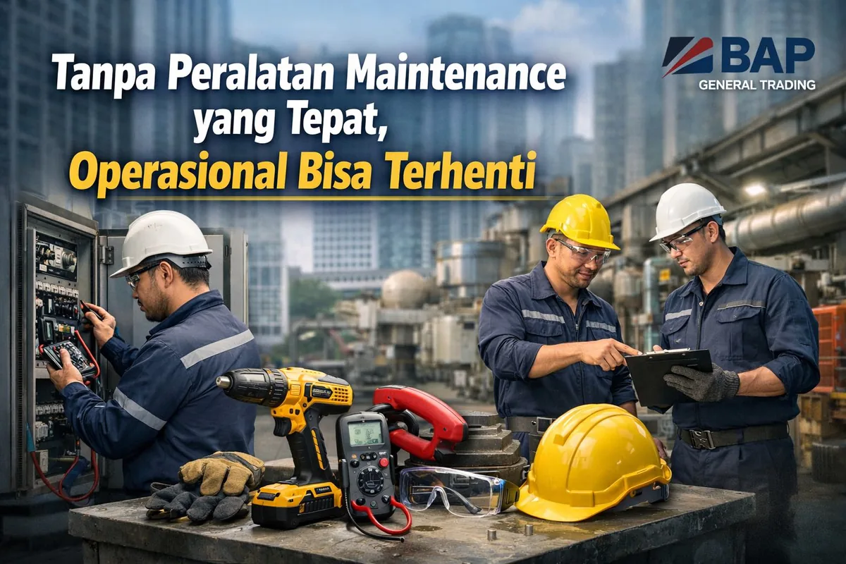 Tanpa Peralatan Maintenance yang Tepat, Operasional Bisa Terhenti