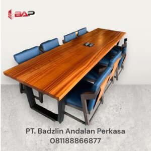 Meja Meeting Besar Kayu