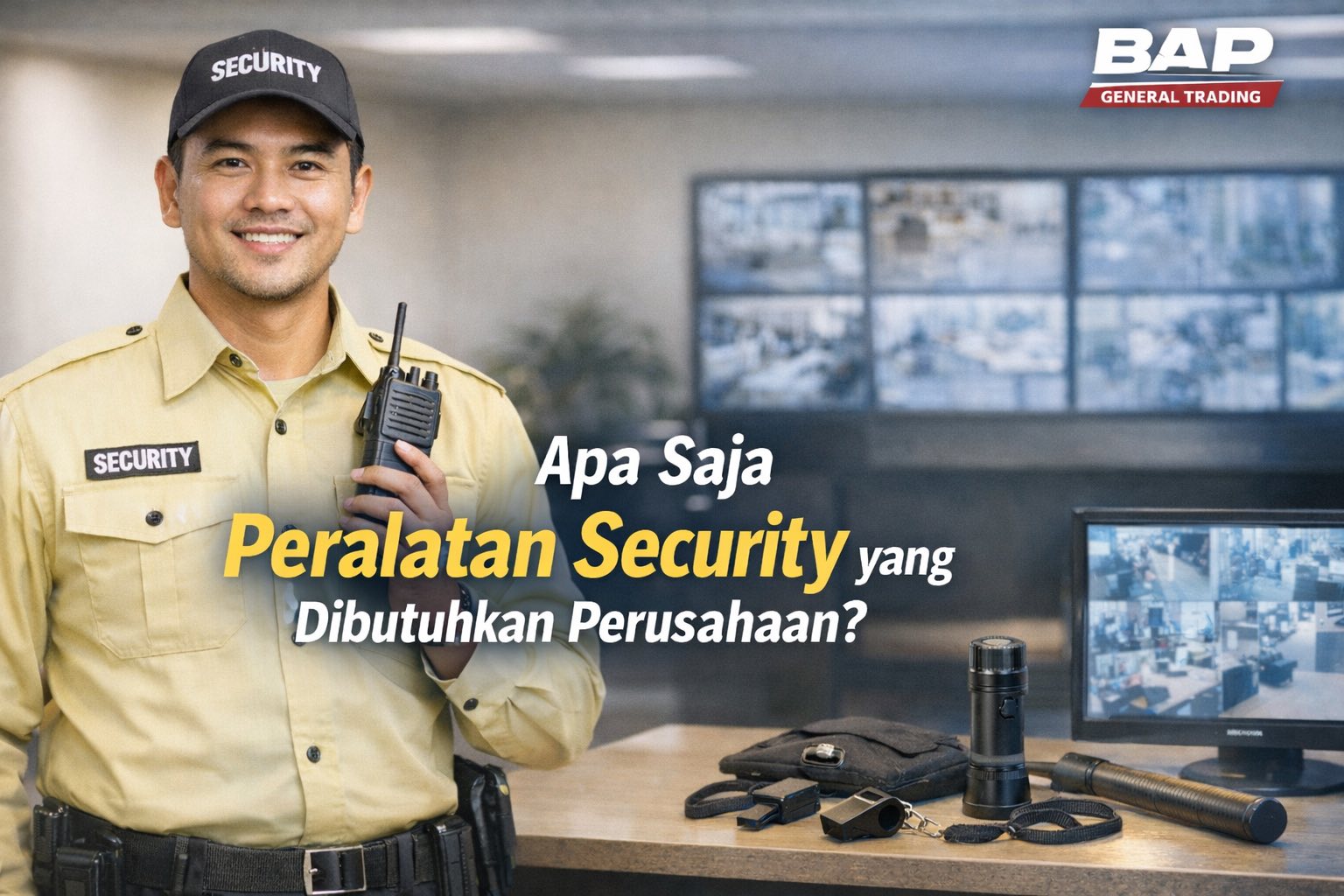 Apa Saja Peralatan Security yang Dibutuhkan Perusahaan? - PT Badzlin ...