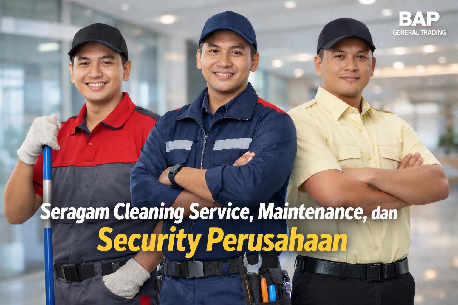 Seragam Cleaning Service, Maintenance, dan Security Perusahaan - PT ...